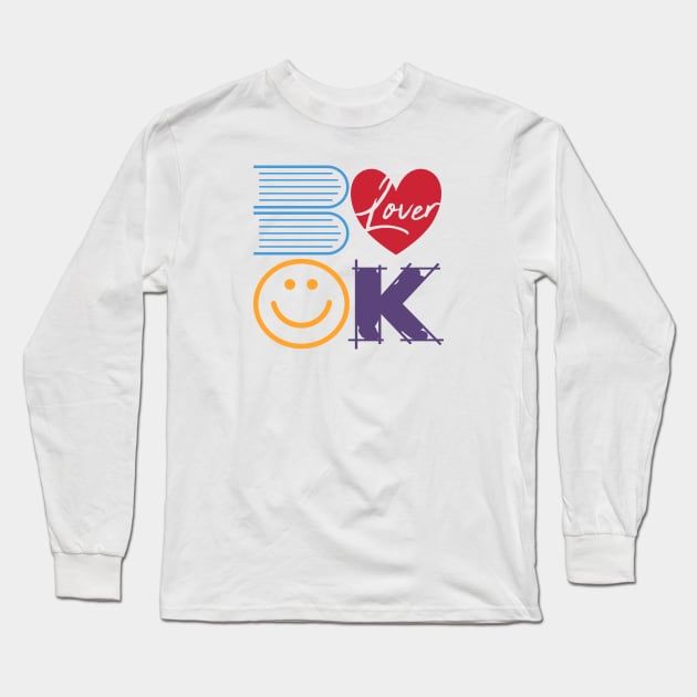 Book Lover Long Sleeve T-Shirt by SixThirtyDesign